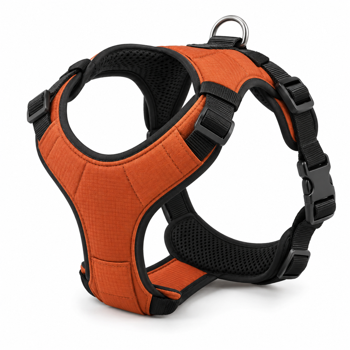 Padded Dog Harness - Rust Orange, Size M