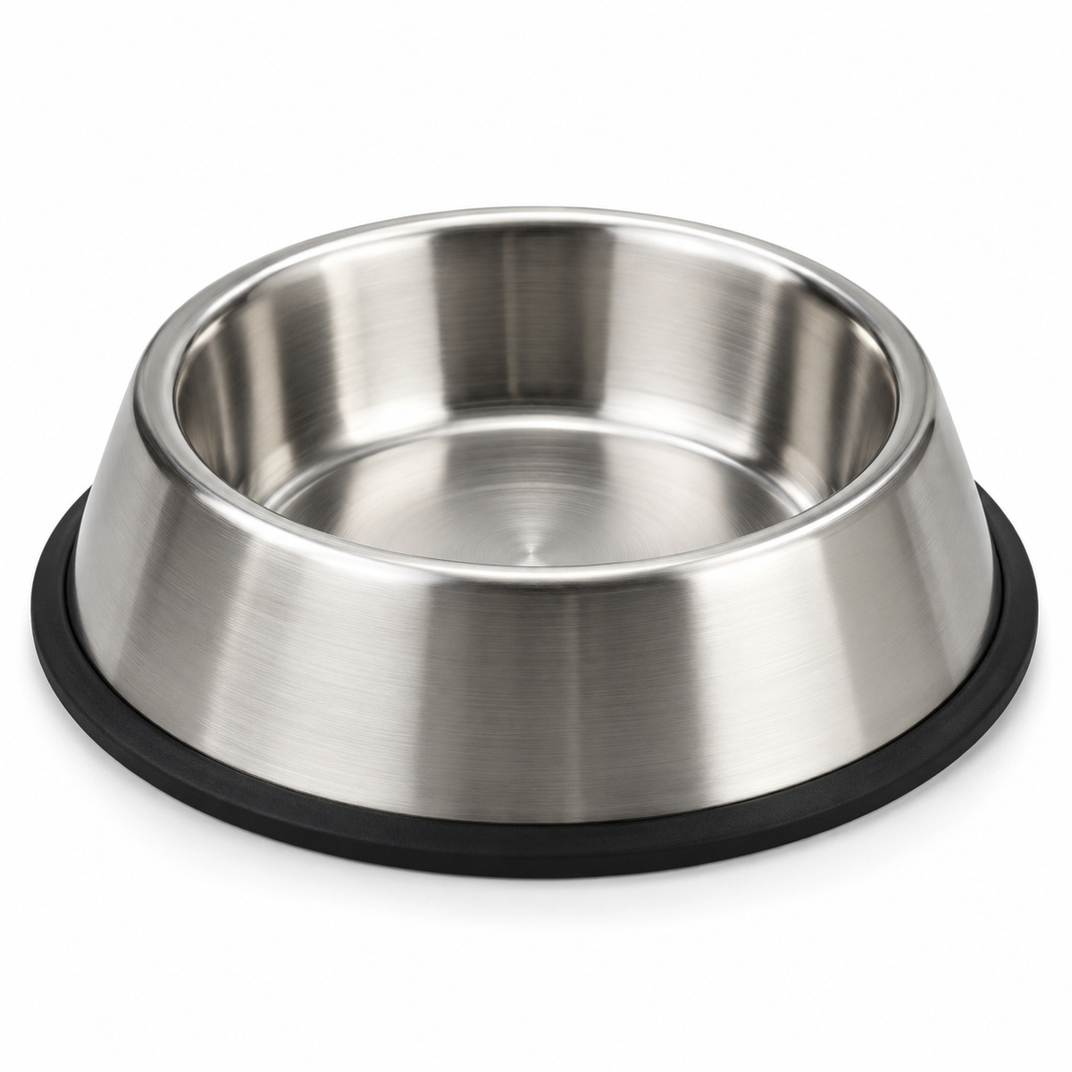 Stainless Steel Pet Bowl - Silver, 7.1 in